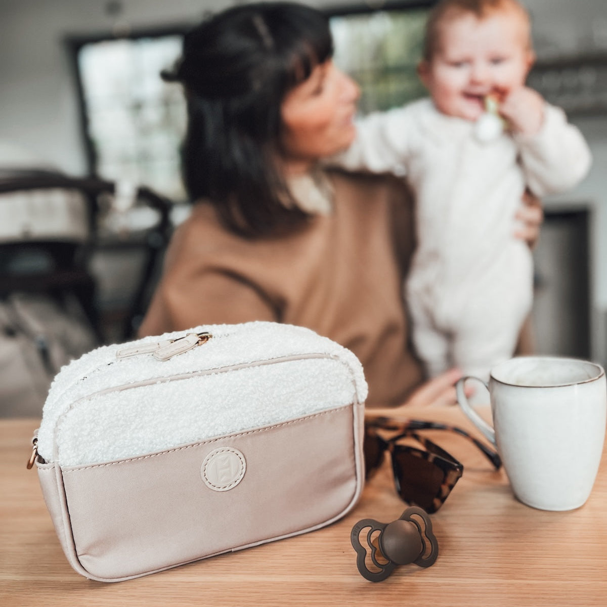 Liten Skötväska - Beige Teddy Bag